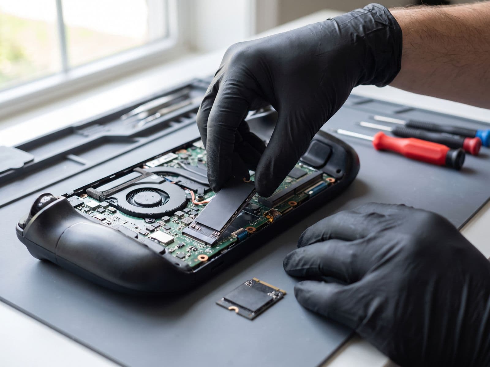 Steam Deck SSD Upgrade — Handheld PC repair by TechFix Malaysia