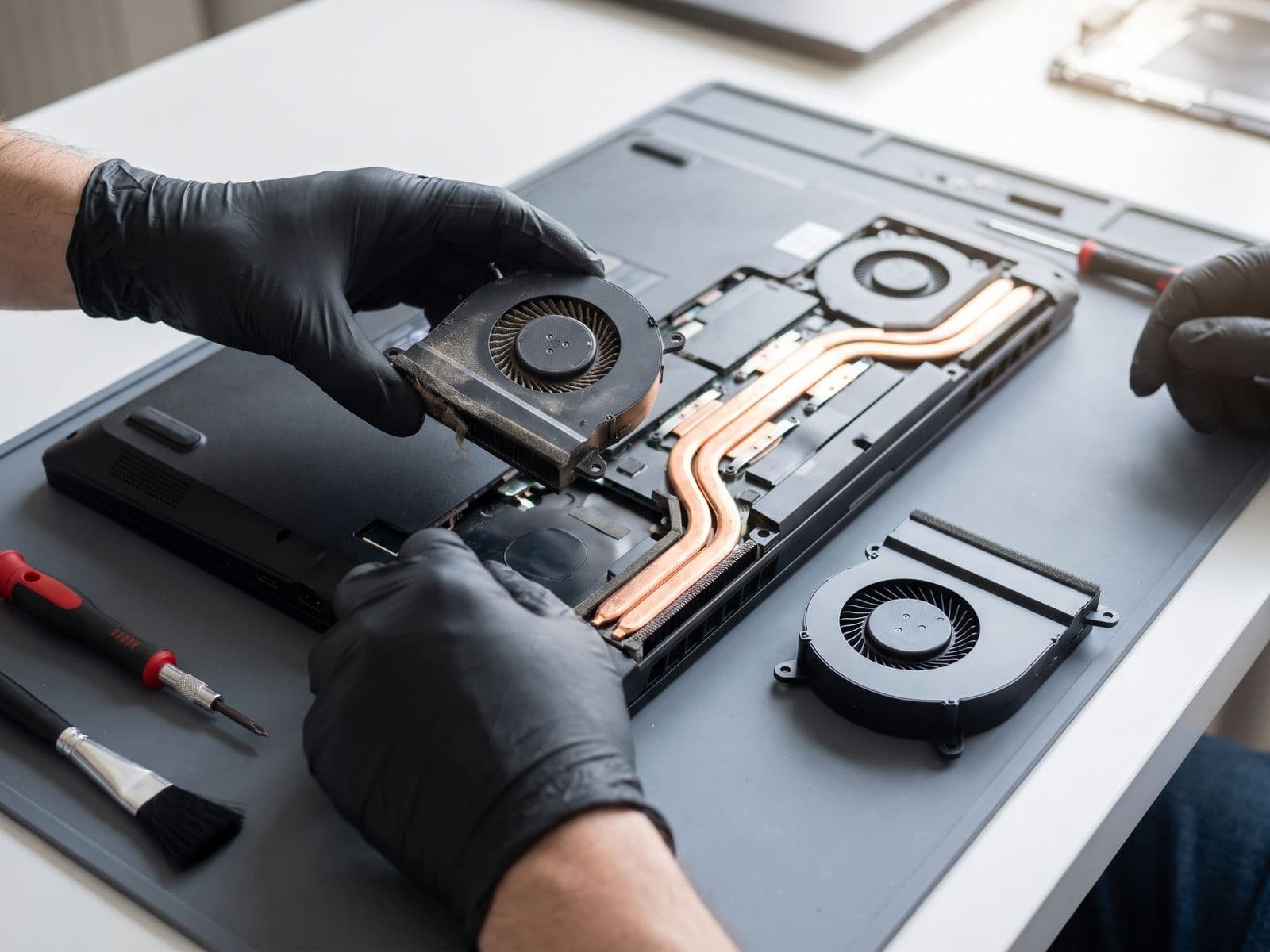 Tukar Fan Laptop Gaming — repair Laptop Gaming oleh TechFix Malaysia