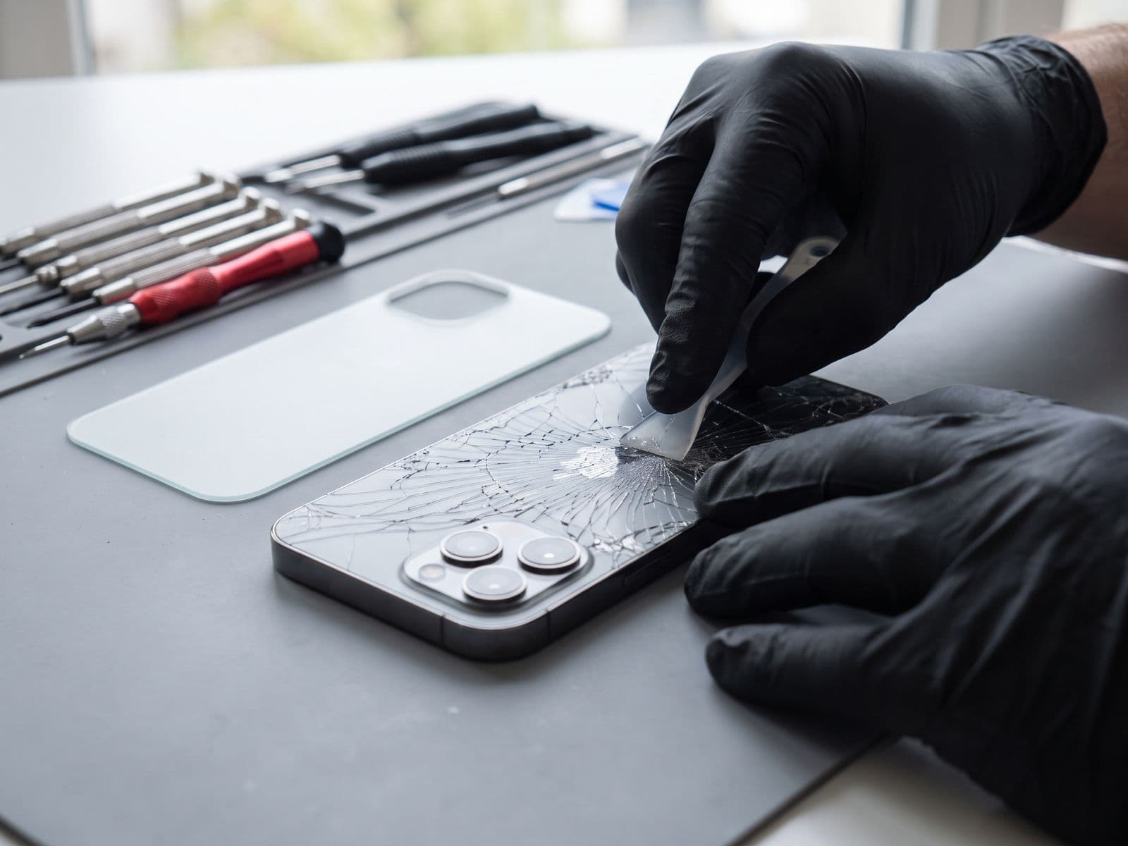 iPhone Back Glass Replacement — iPhone repair by TechFix Malaysia
