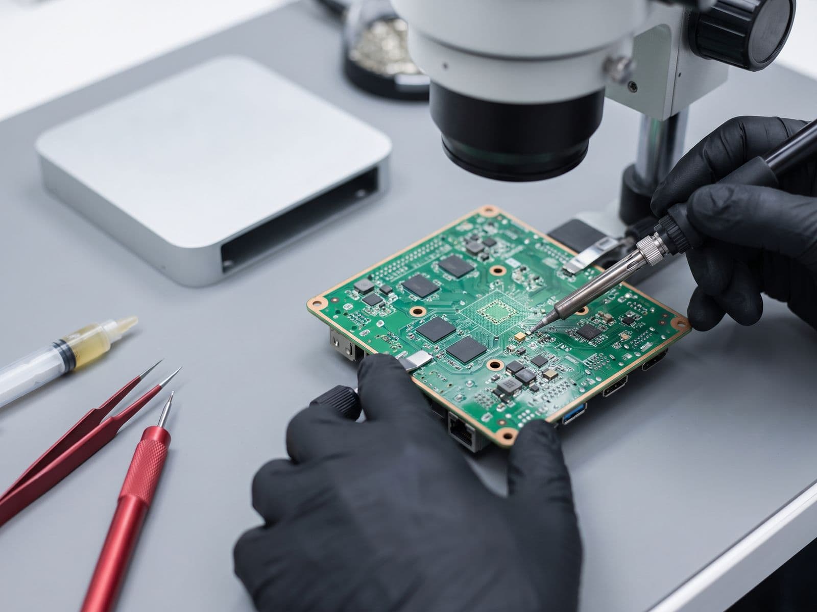 Repair Logic Board Mac Mini — repair Mac Mini oleh TechFix Malaysia