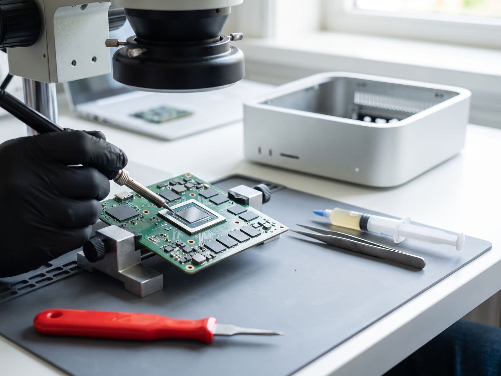Repair Logic Board Mac Studio — repair Mac Studio oleh TechFix Malaysia