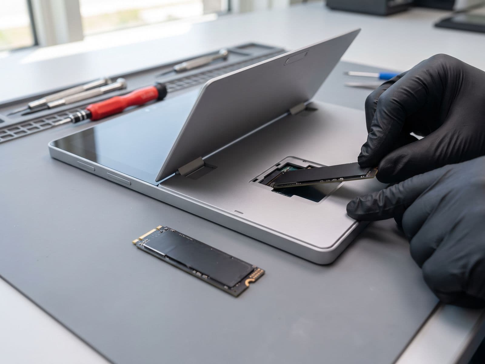 Surface-style tablet SSD being replaced