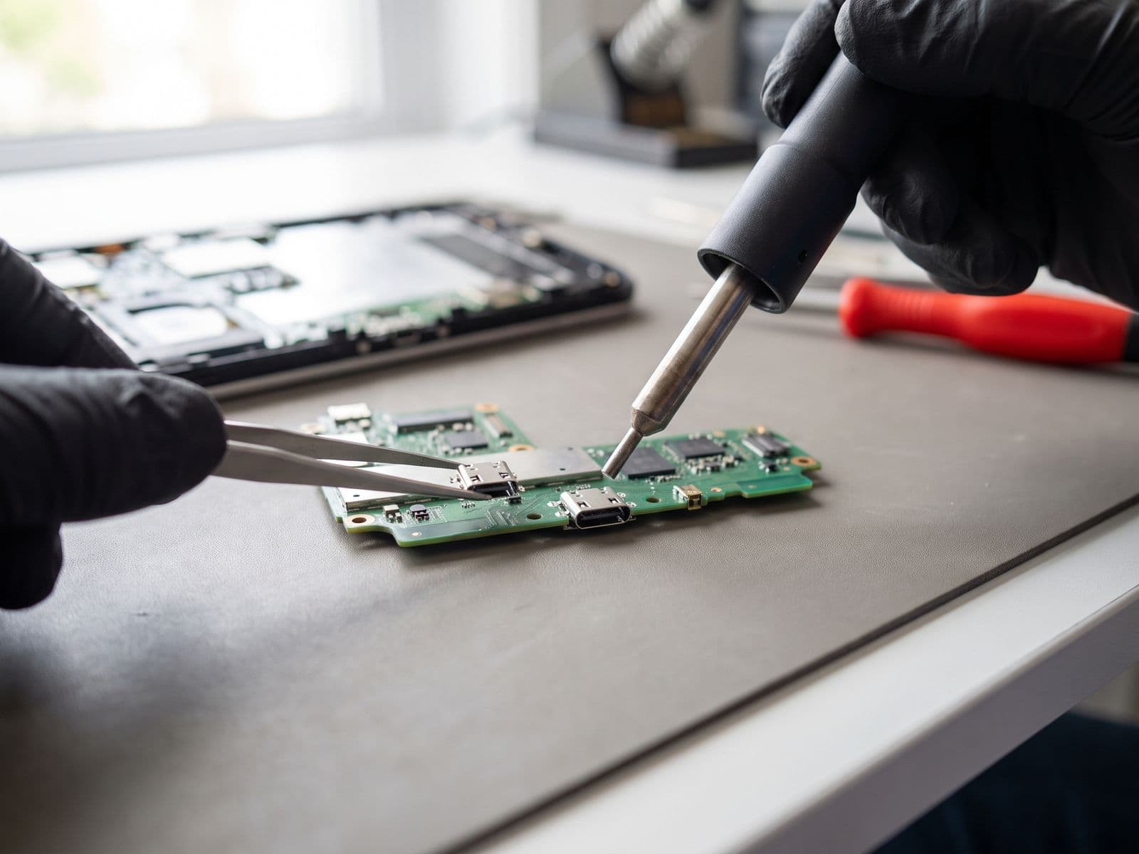 Nintendo Switch Charging Port Repair — Nintendo Switch repair by TechFix Malaysia