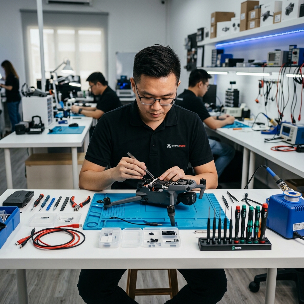 TechFix Malaysia drone repair workshop