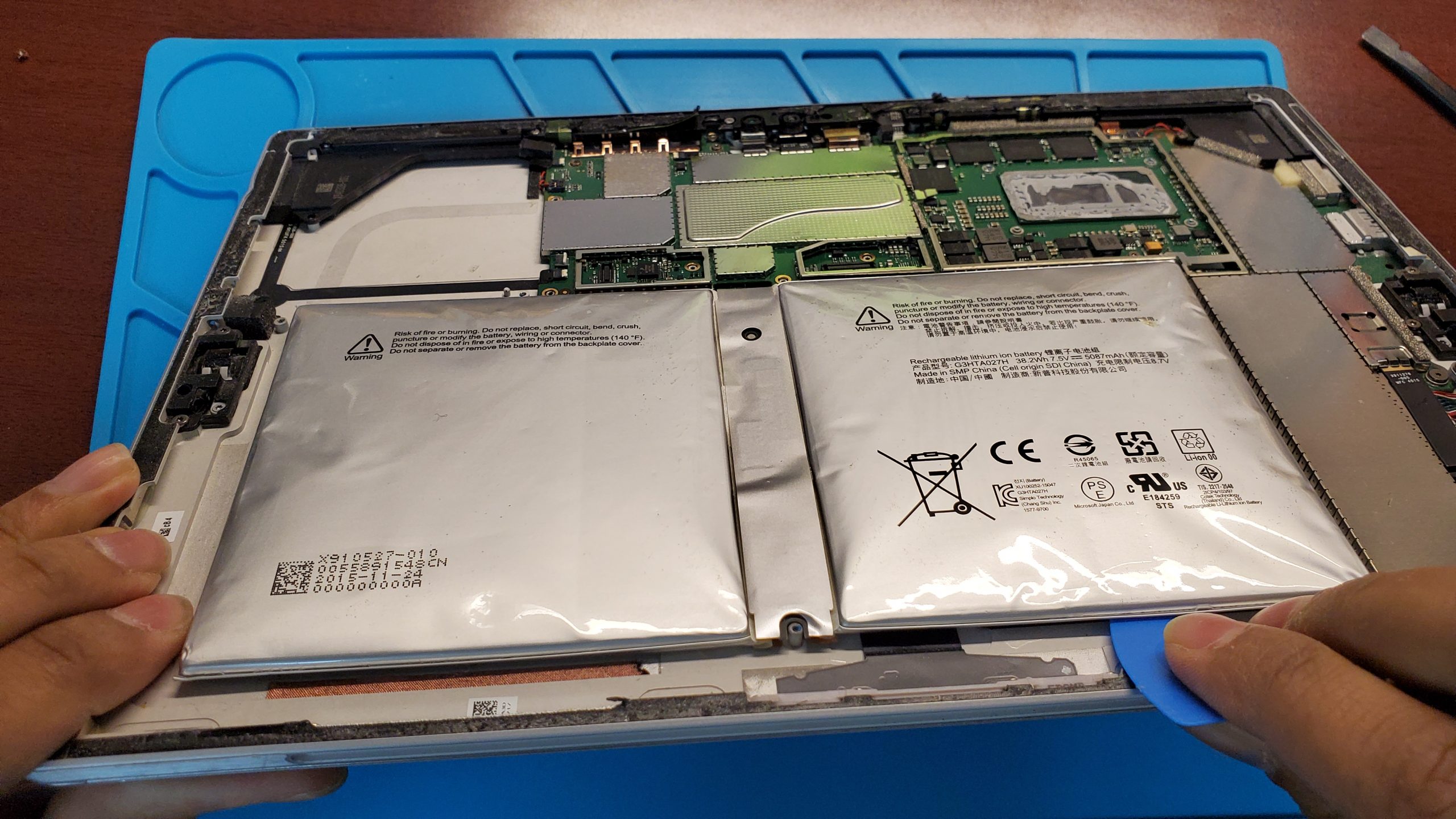 Surface Battery Replacement — Surface repair by TechFix Malaysia